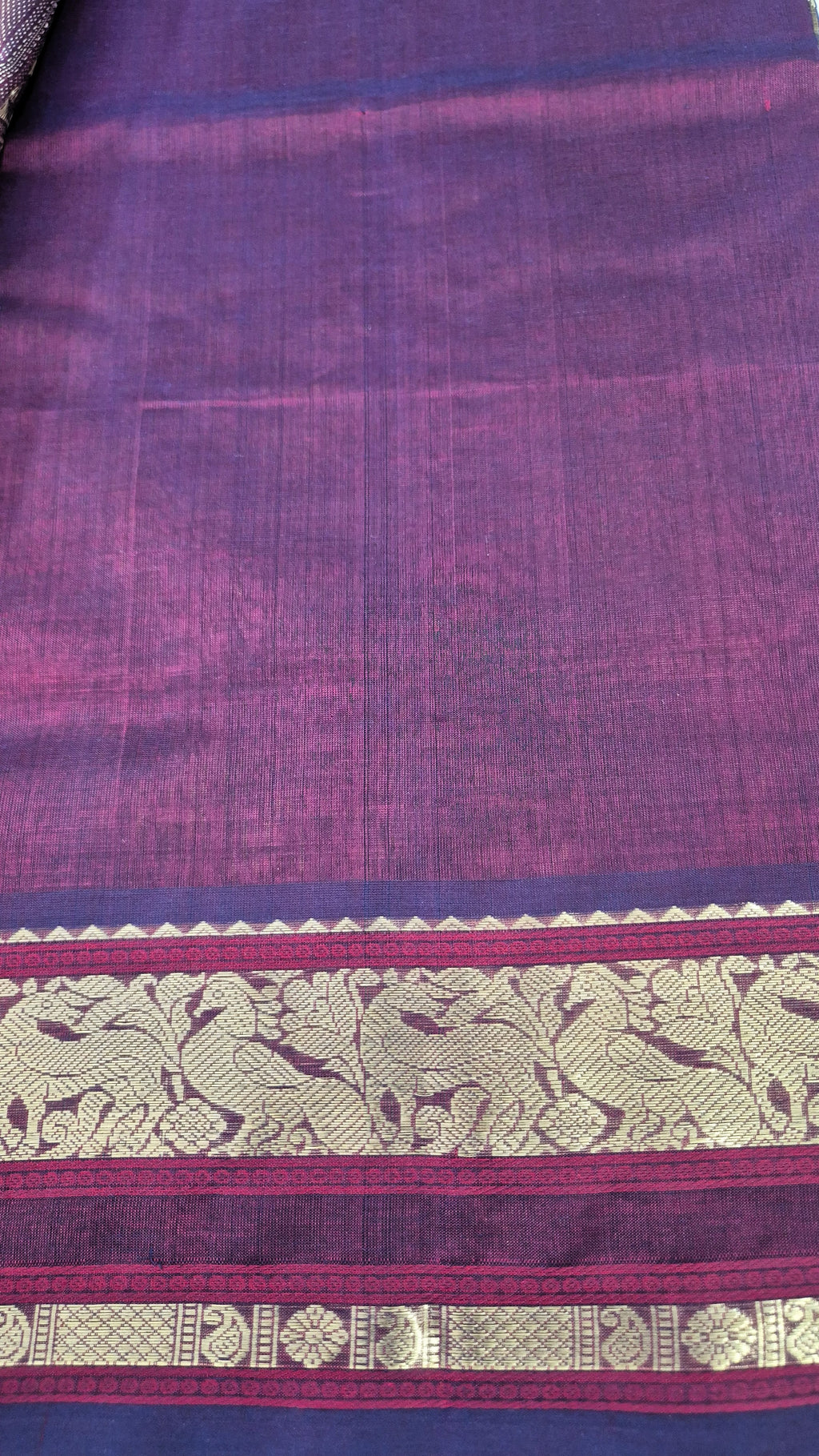 Zari Kissed Silkcotton Saree -BR