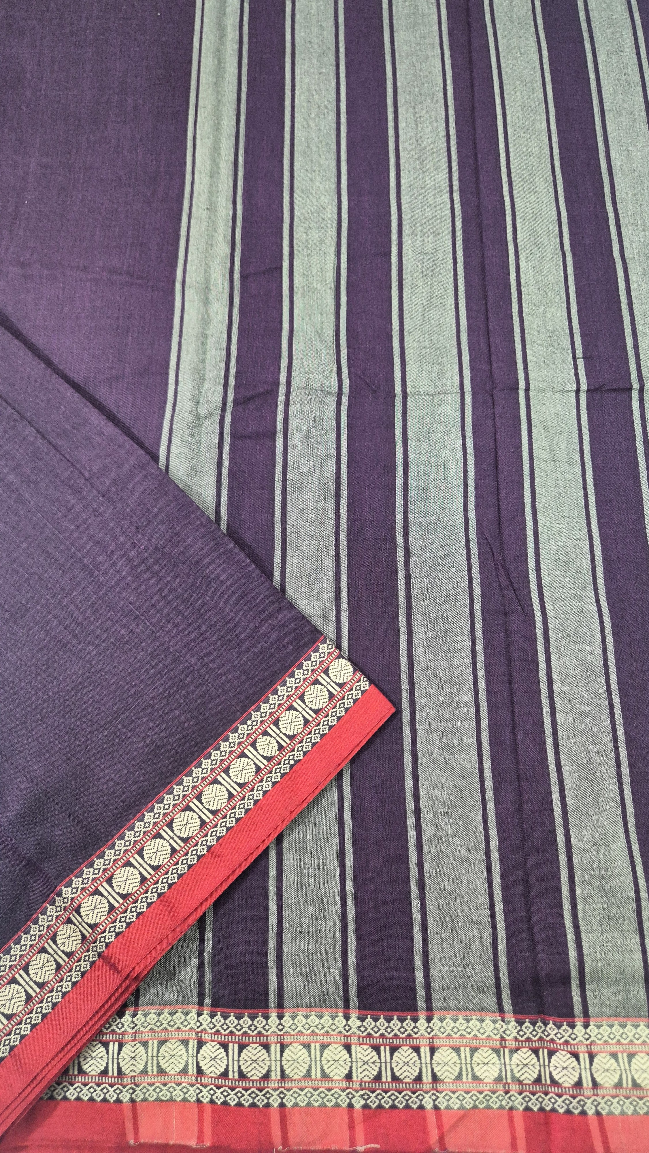 Rudhrakasham Border Narayanpet Saree - BUR