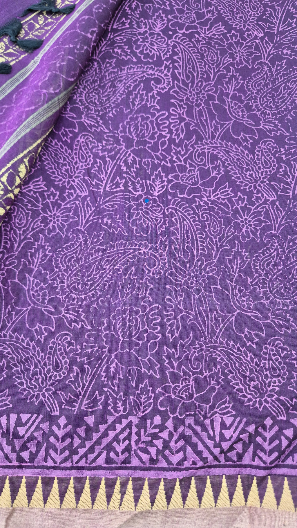 Pure Cotton saree in Handblock prints -PR