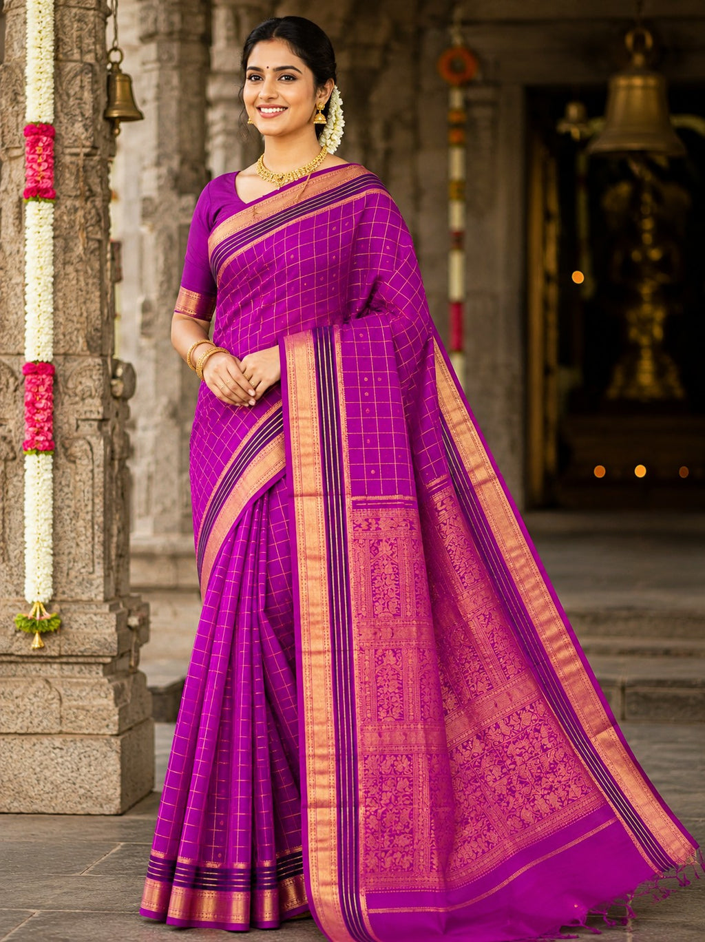 Zari Kissed Silkcotton Saree -55