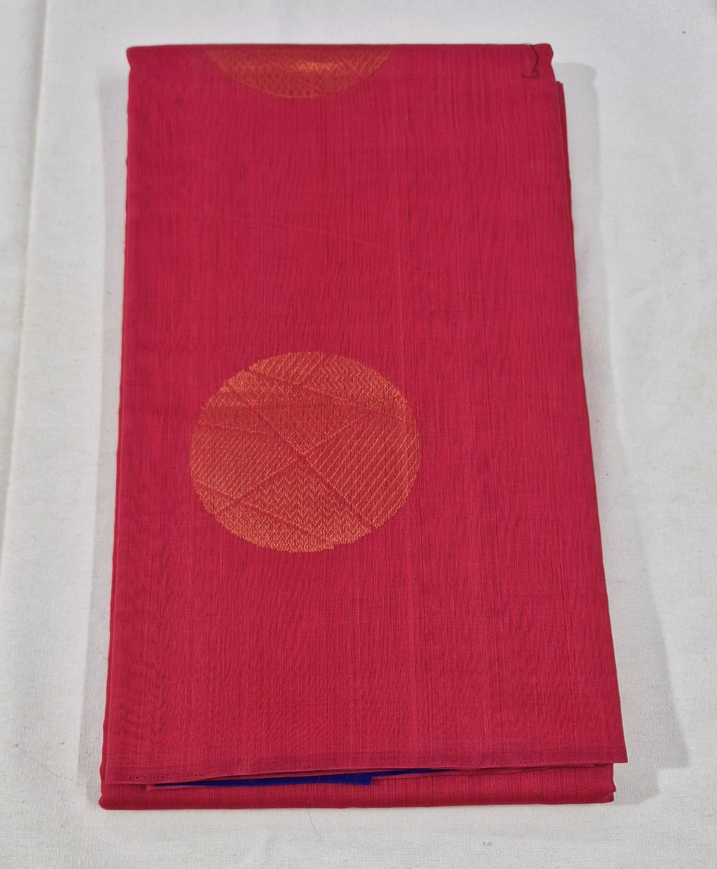 Polka Motif Kora Silkcotton saree -310