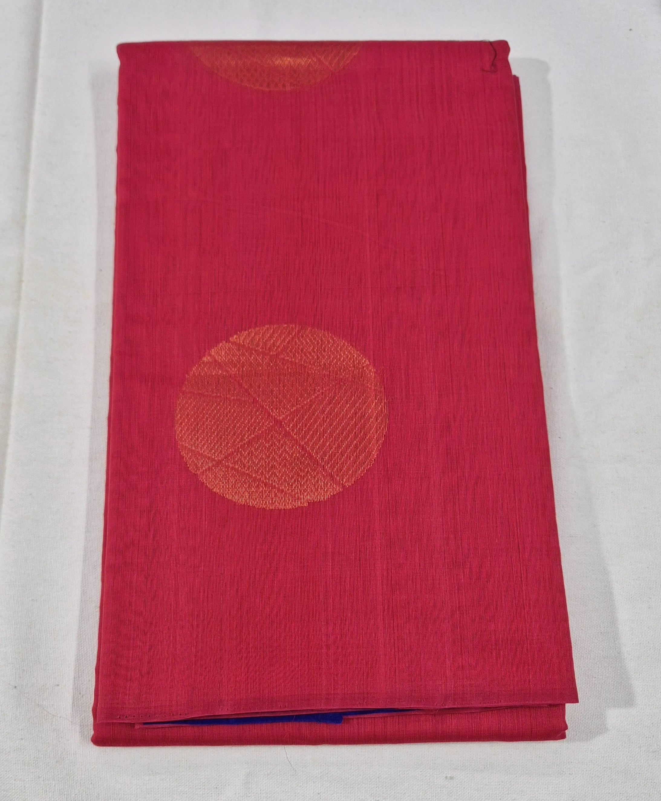 Polka Motif Kora Silkcotton saree -310
