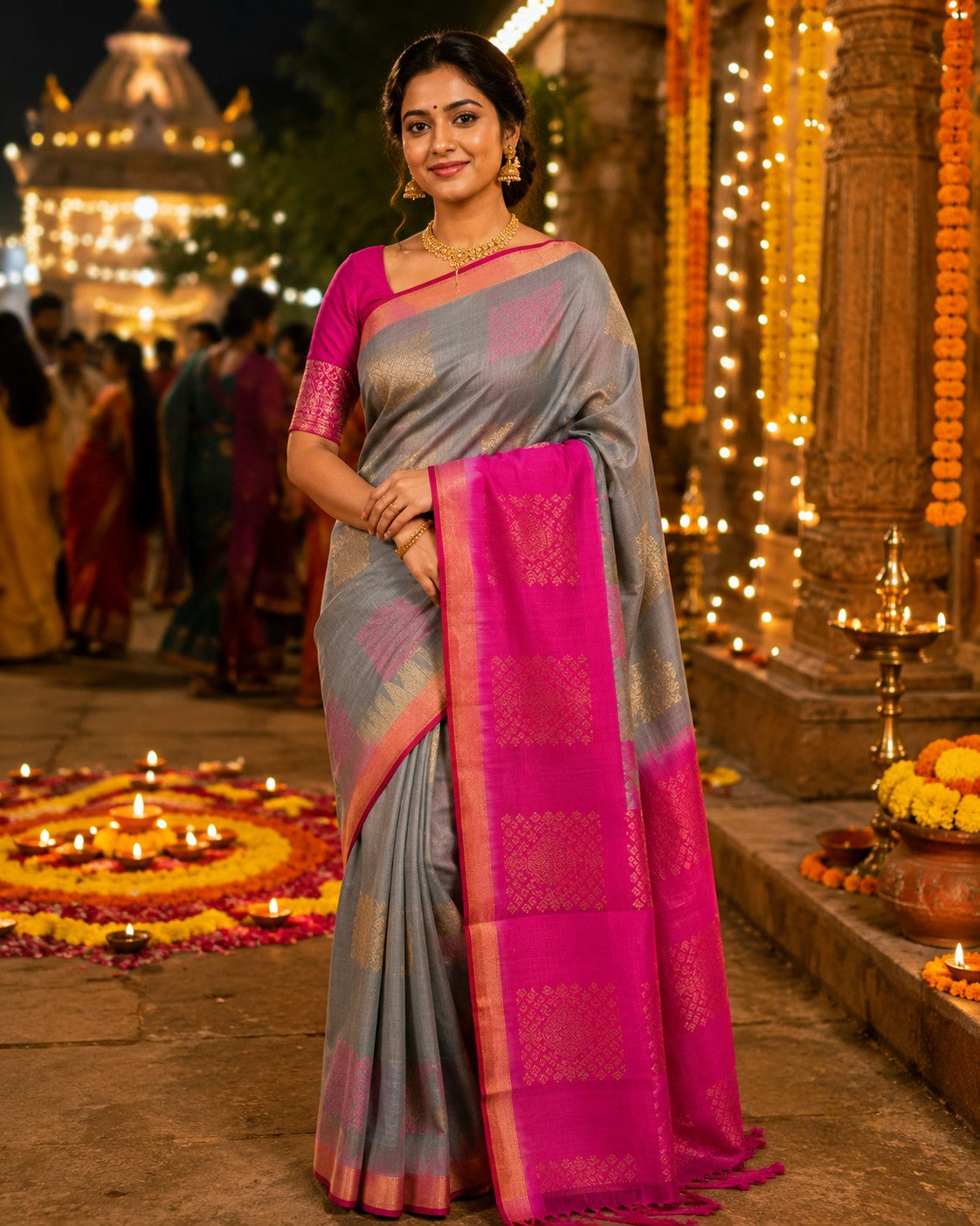 Handloom Kora Silkcotton -350