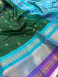 Korvai Long Border Silkcotton saree -50