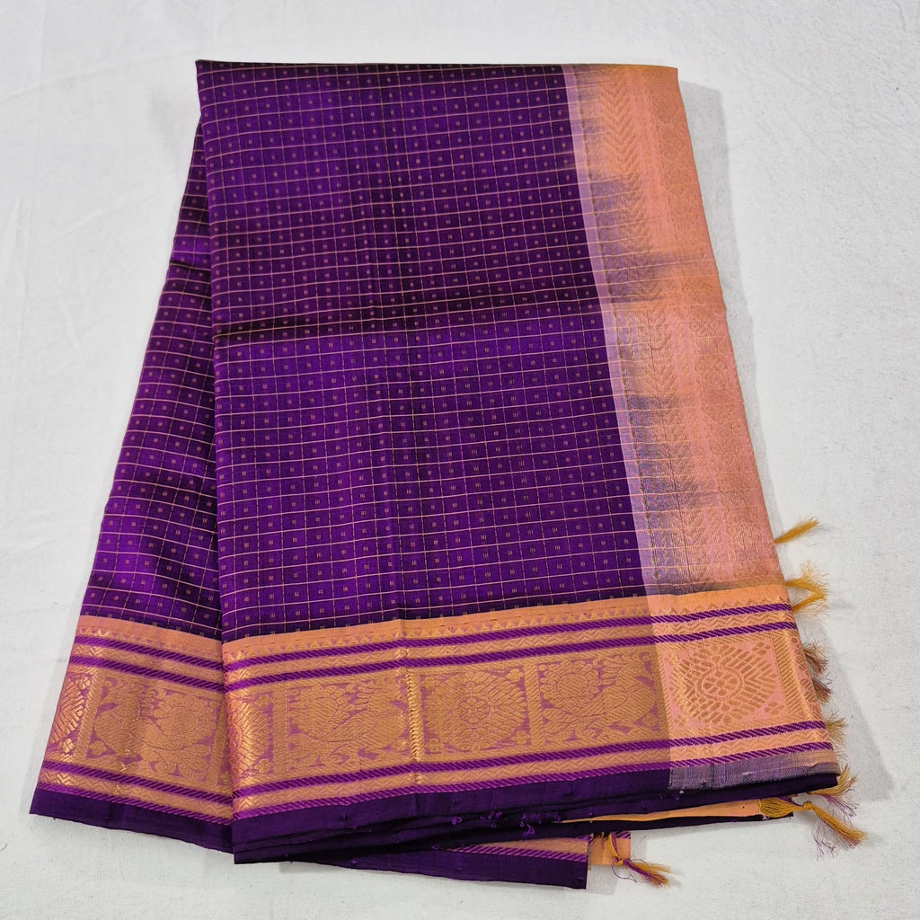 Lakshdeepam Silkcotton Saree -PURPLE