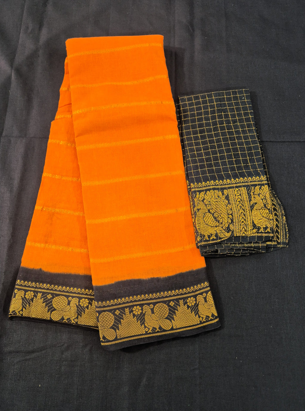 Velthari Sungudi Cotton saree -22