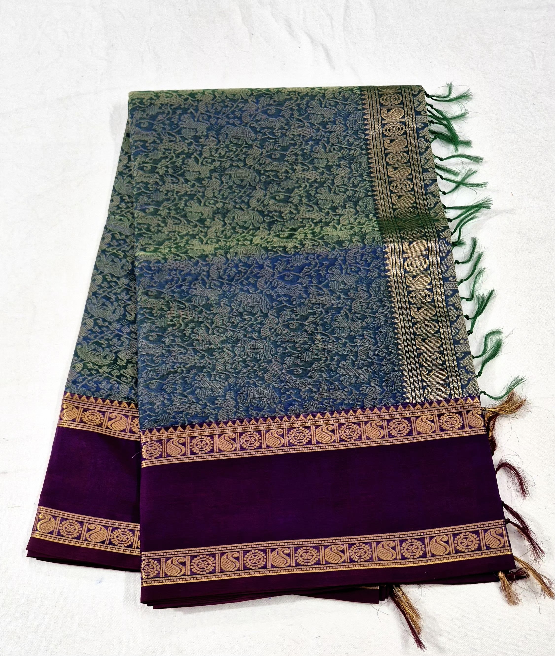 Vanasingaram Silkcotton Saree -20