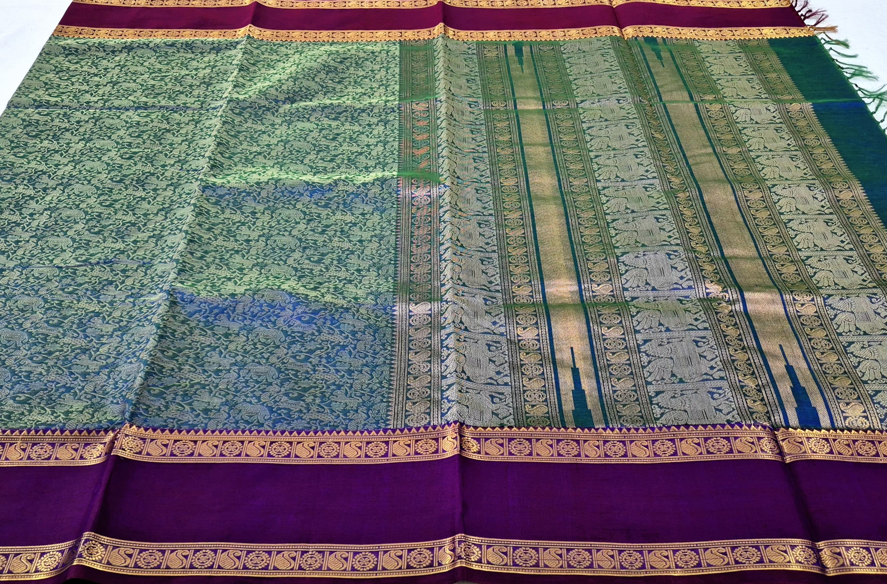 Vanasingaram Silkcotton Saree -20