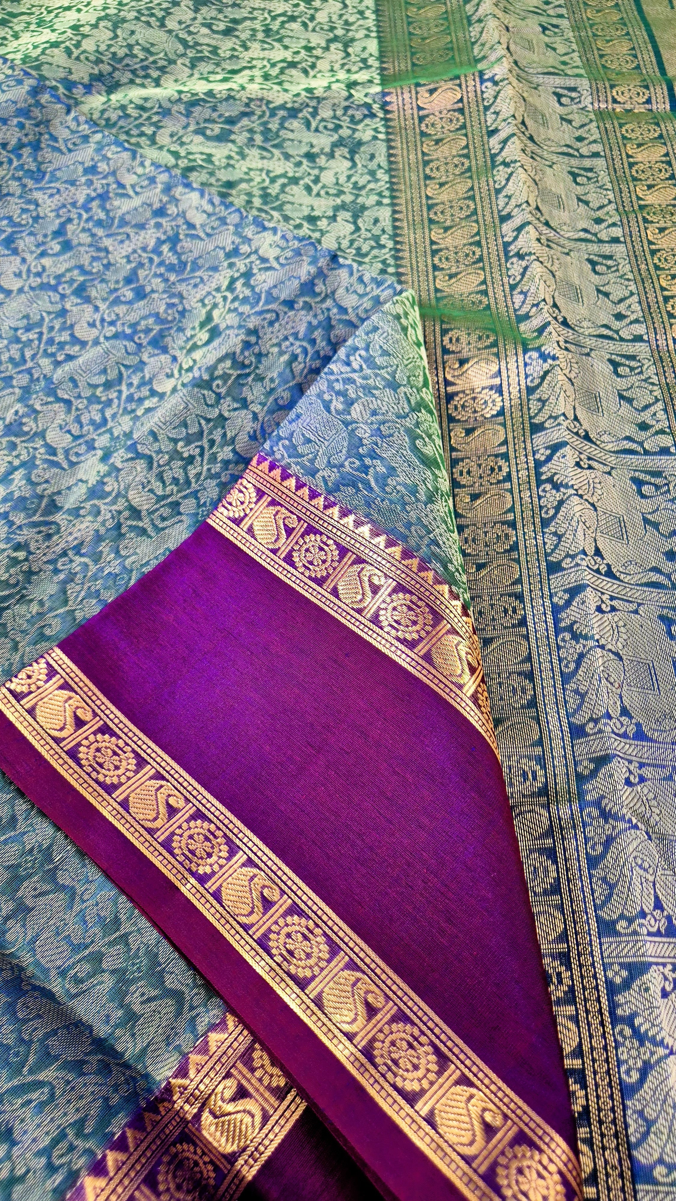 Vanasingaram Silkcotton Saree -20